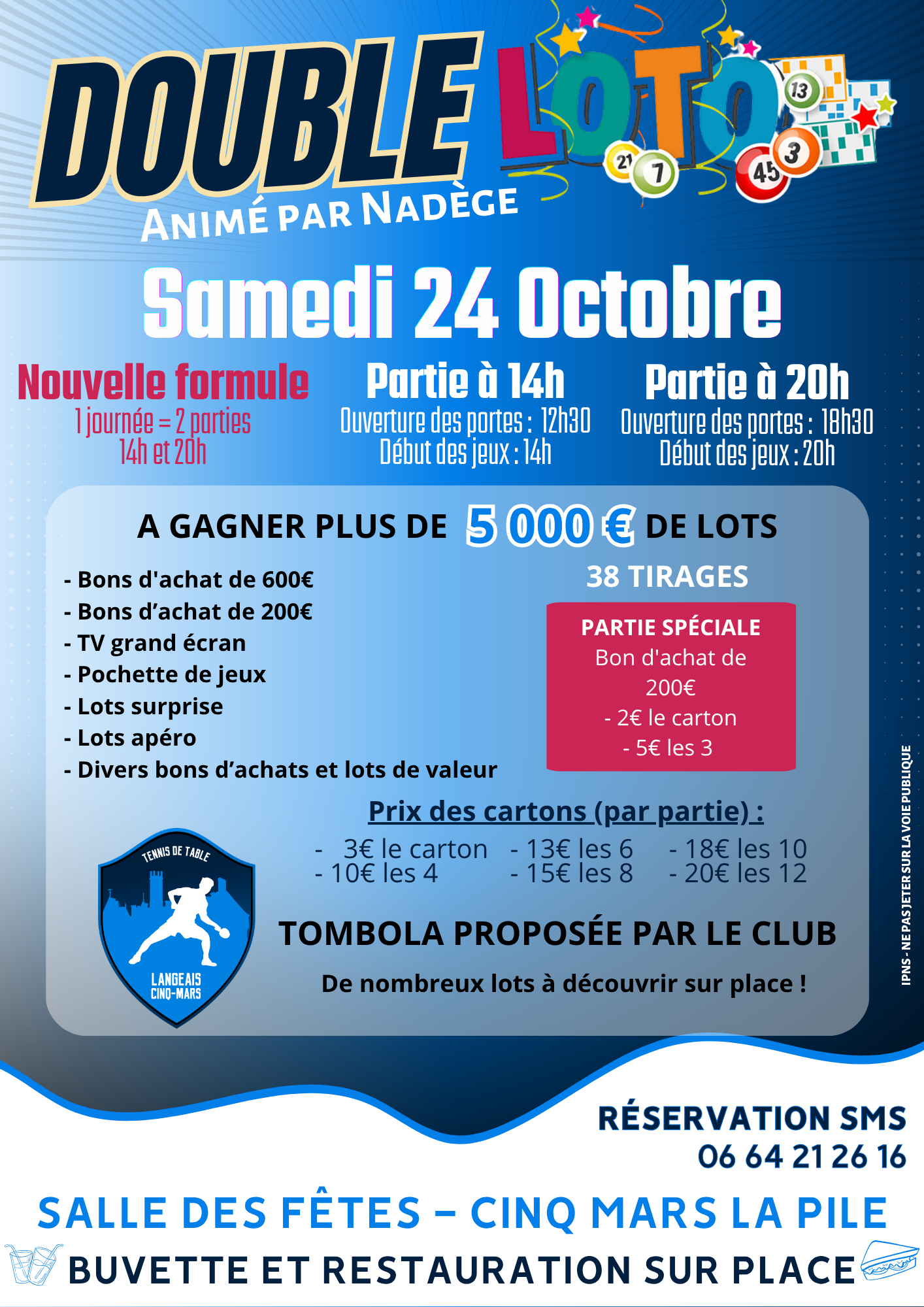 Octobre 2026 - Double loto