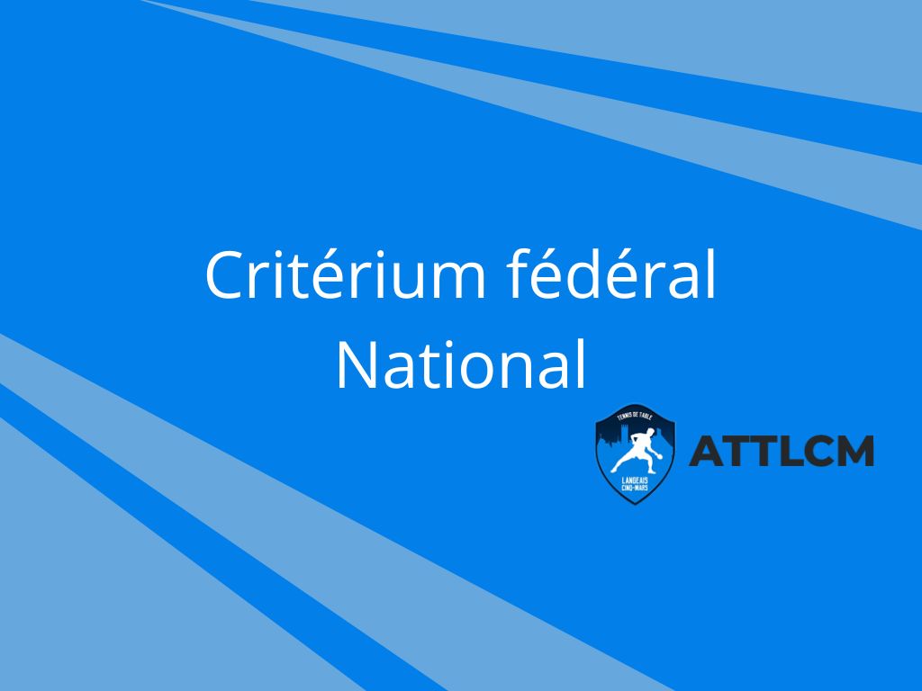 Critérium fédéral - Individuel National