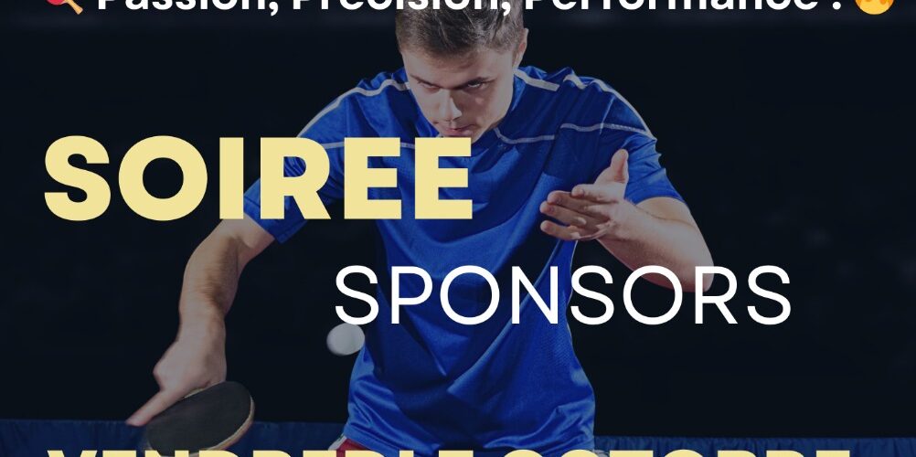 Soirée des sponsors