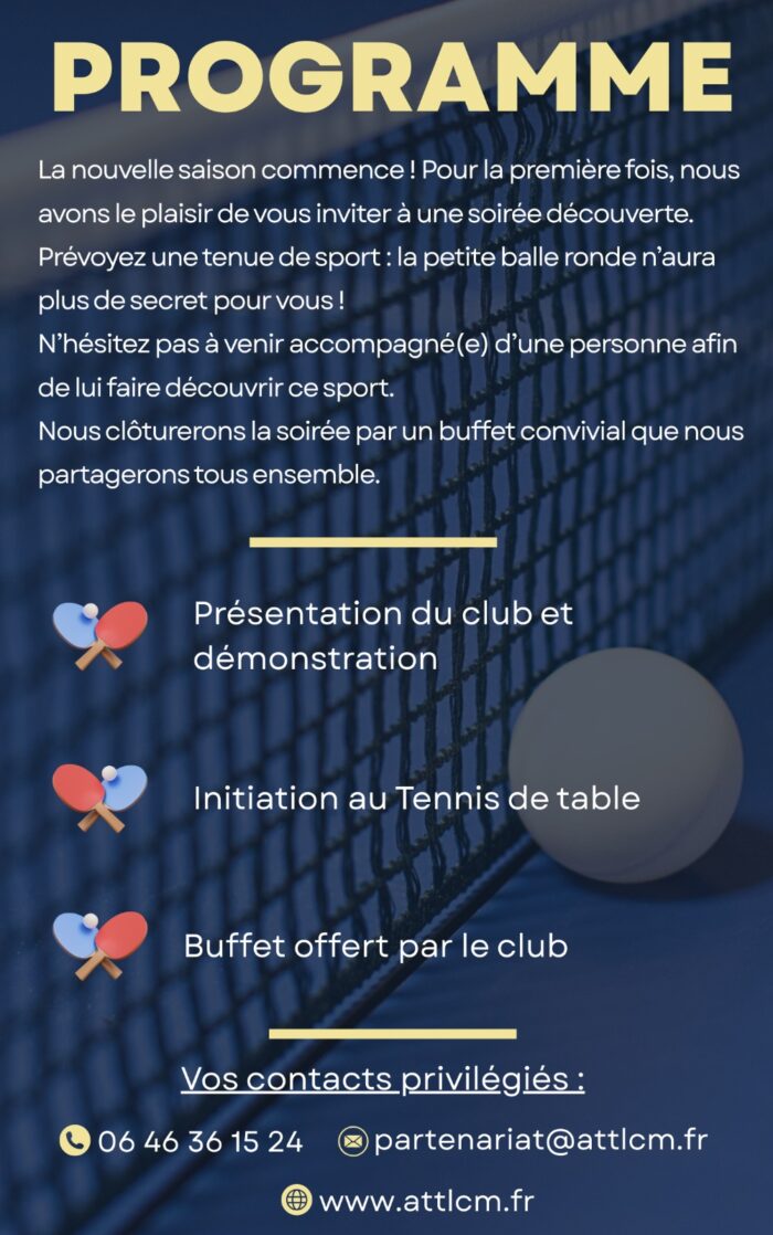Soirée des sponsors