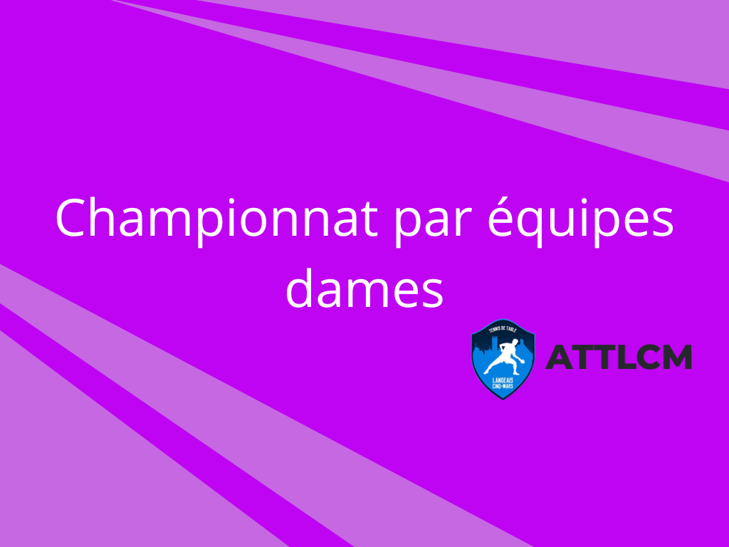 Championnat par équipes dames