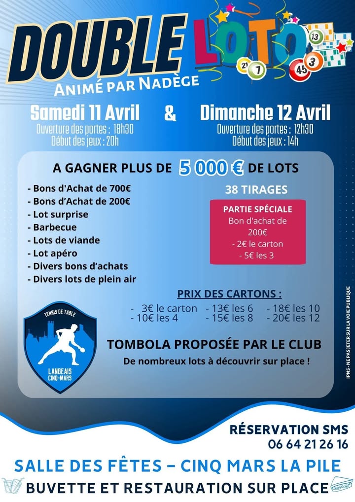 Association Tennis de Table Langeais Cinq Mars